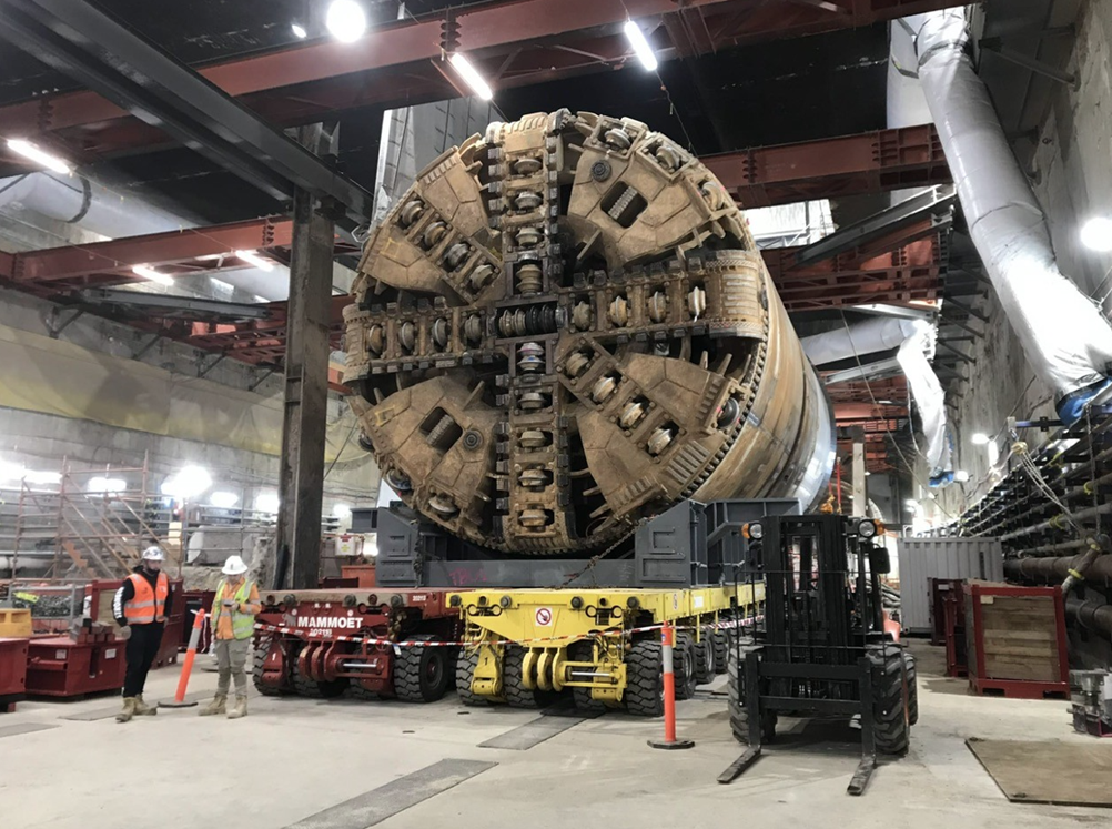 tbm on cradle